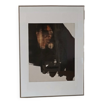 Pierre Soulages after Painting June 1, 1964