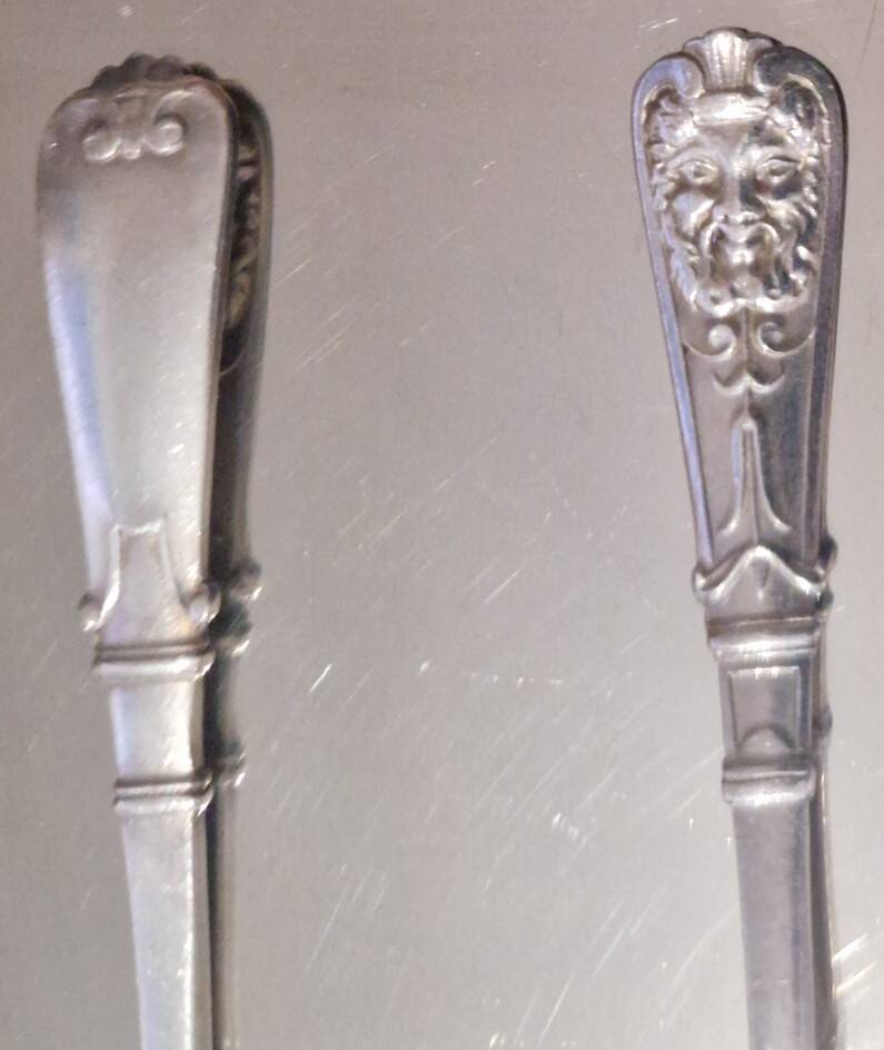 12 petites cuillères Christofle Marly métal argenté modèle mascaron