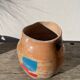 Raku vase / signed ceramic / handmade pottery