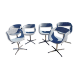 Series of 6 armchairs 1960