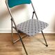 Folding chairs - 70s - upcycling