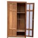 Parisian wardrobe paneled 1930 raw wood