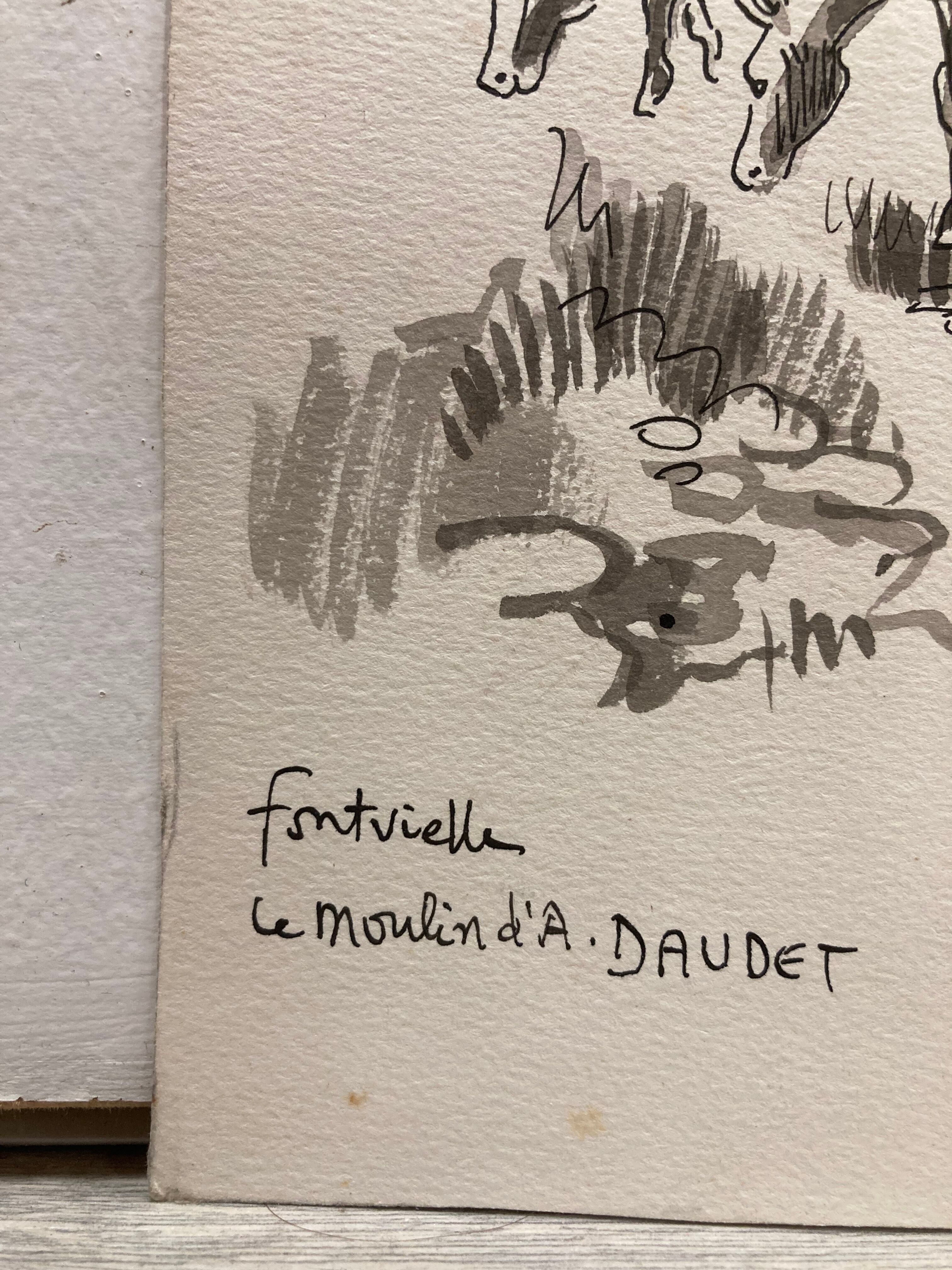 Aquarelle vintage