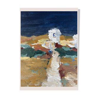 acrylic on canvas 18x24 (Mediterranean artist)