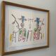 Lithographie signée et encadrée de Jean Cocteau « L’Europe notre patrie »
