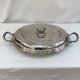 Silver metal covered dish signed Lancel dimension: height -14cm- width -48cm-