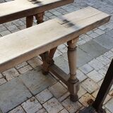 Pair of old decapes benches