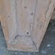 Large whitewashed wooden trench, solid driftwood, 1940s farmhouse style.