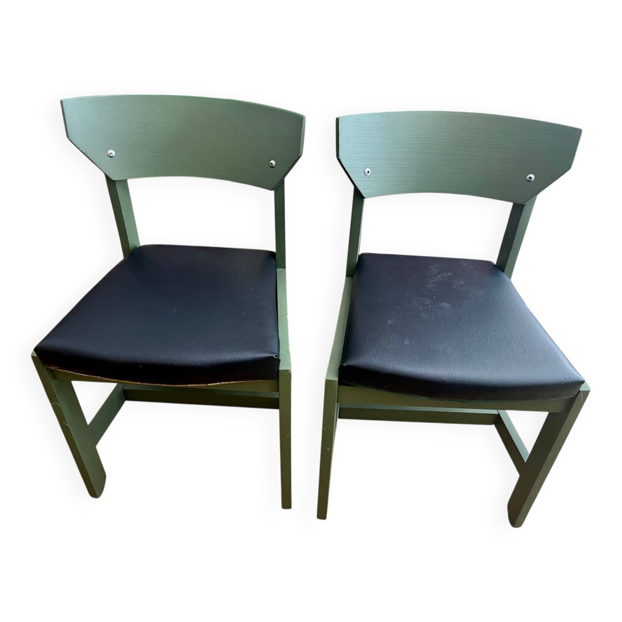 Pair of Niels Gammelgaard chairs, Natura model