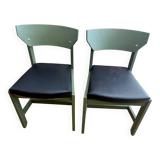 Pair of Niels Gammelgaard chairs, Natura model