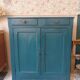 Blue Parisian buffet