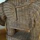 Rattan Elephant table in the style of Vivaï del Sud, Italy 1970