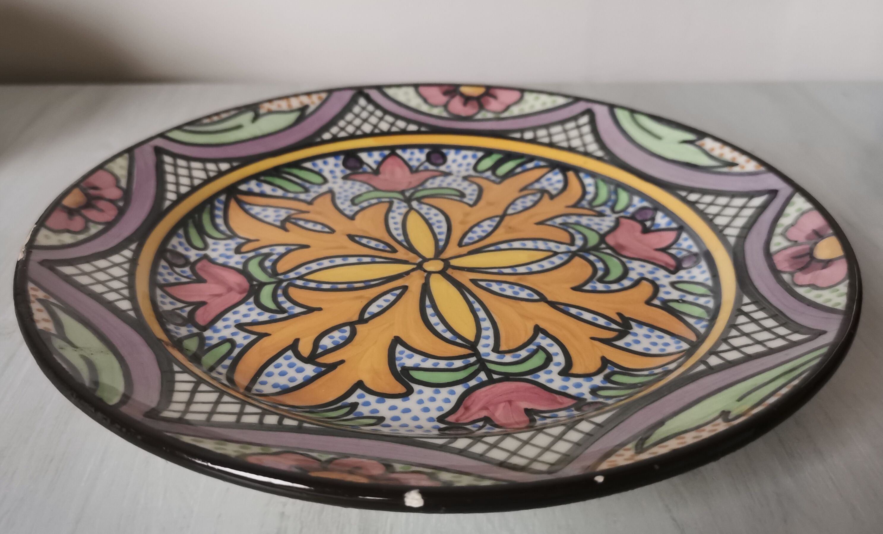 Spanish vintage plate