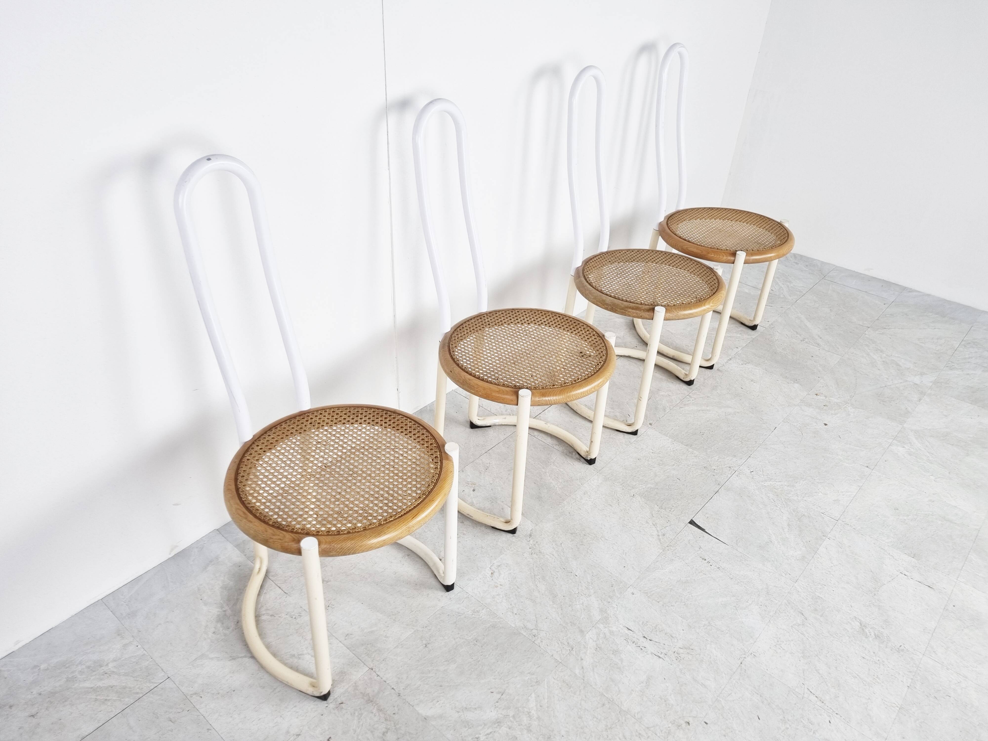 Vintage postmodern dining chairs, 1960s