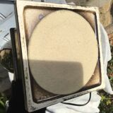 Bronzed ceramic lamp base