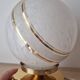 White Clichy Glass Globe Touch Lamp