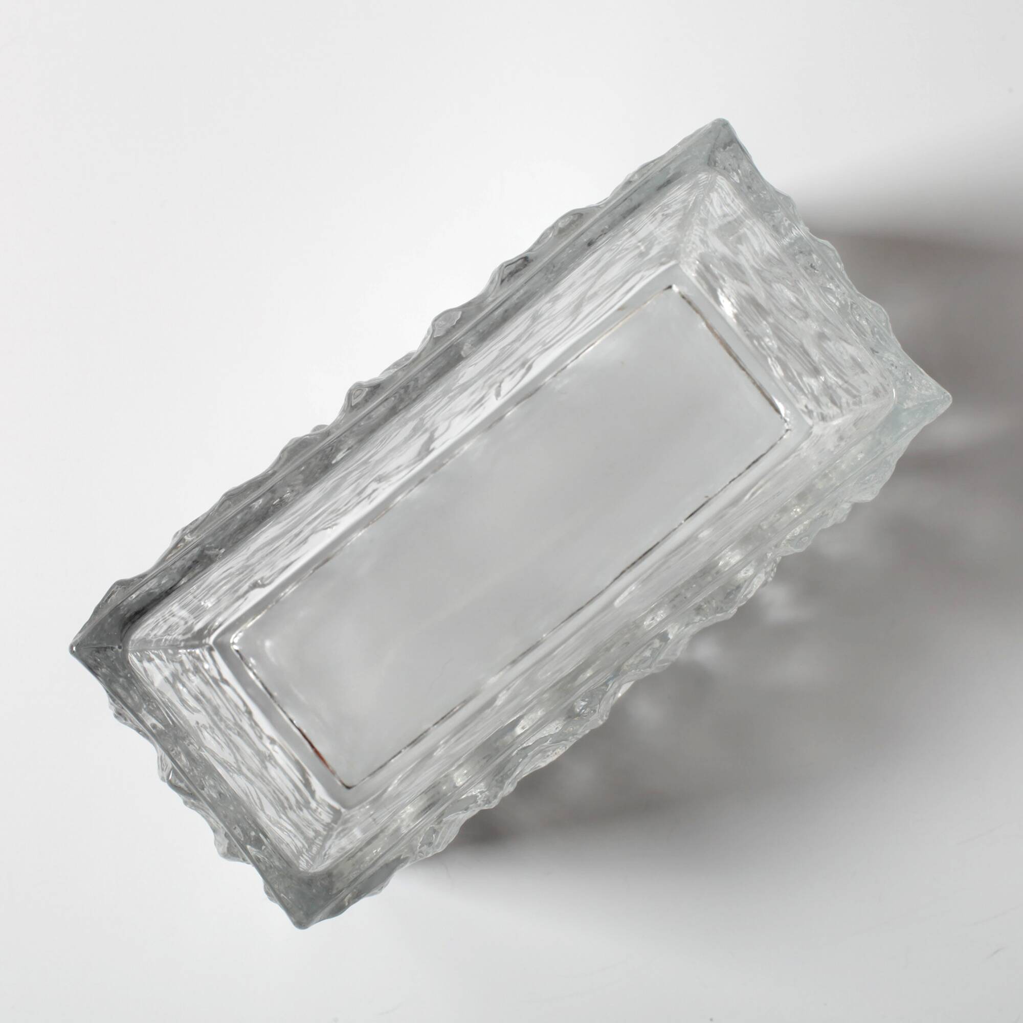 Vintage Sklo Union Glass Jardinière Vase Moravia / Vladislav Urban / 1968