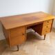 Bureau bois vintage TBE années 60s 70s , TBE, scandinave, déco rétro bohème