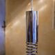 Vintage chrome metal hanging