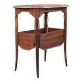 Wooden flap service, tea trolley, bar, living room furniture, vintage service, kitchen, decoration