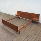 Bed 2 people teak