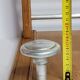 Portemanteau mural en aluminium et bois, 4 patères, de style art déco, 71 cm