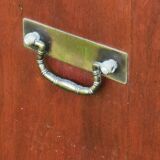 Navy dresser, solid mahogany, National Airy, with handles