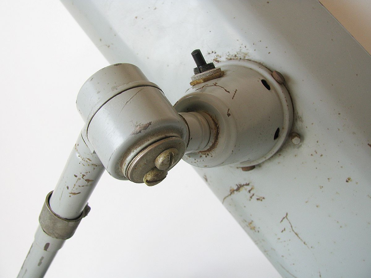 Lampe industrielle vintage de Midgard, années 1950