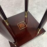 Secession pedestal in mahogany