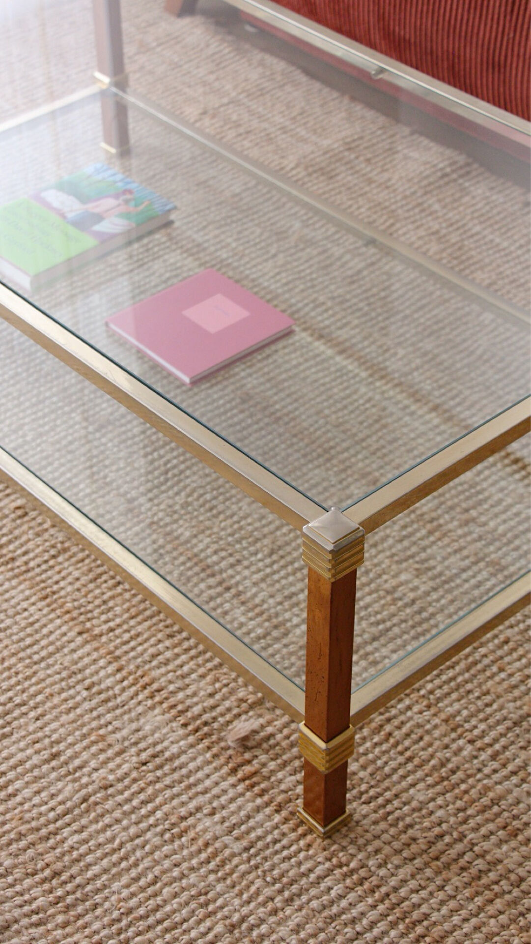 1970s double-top coffee table