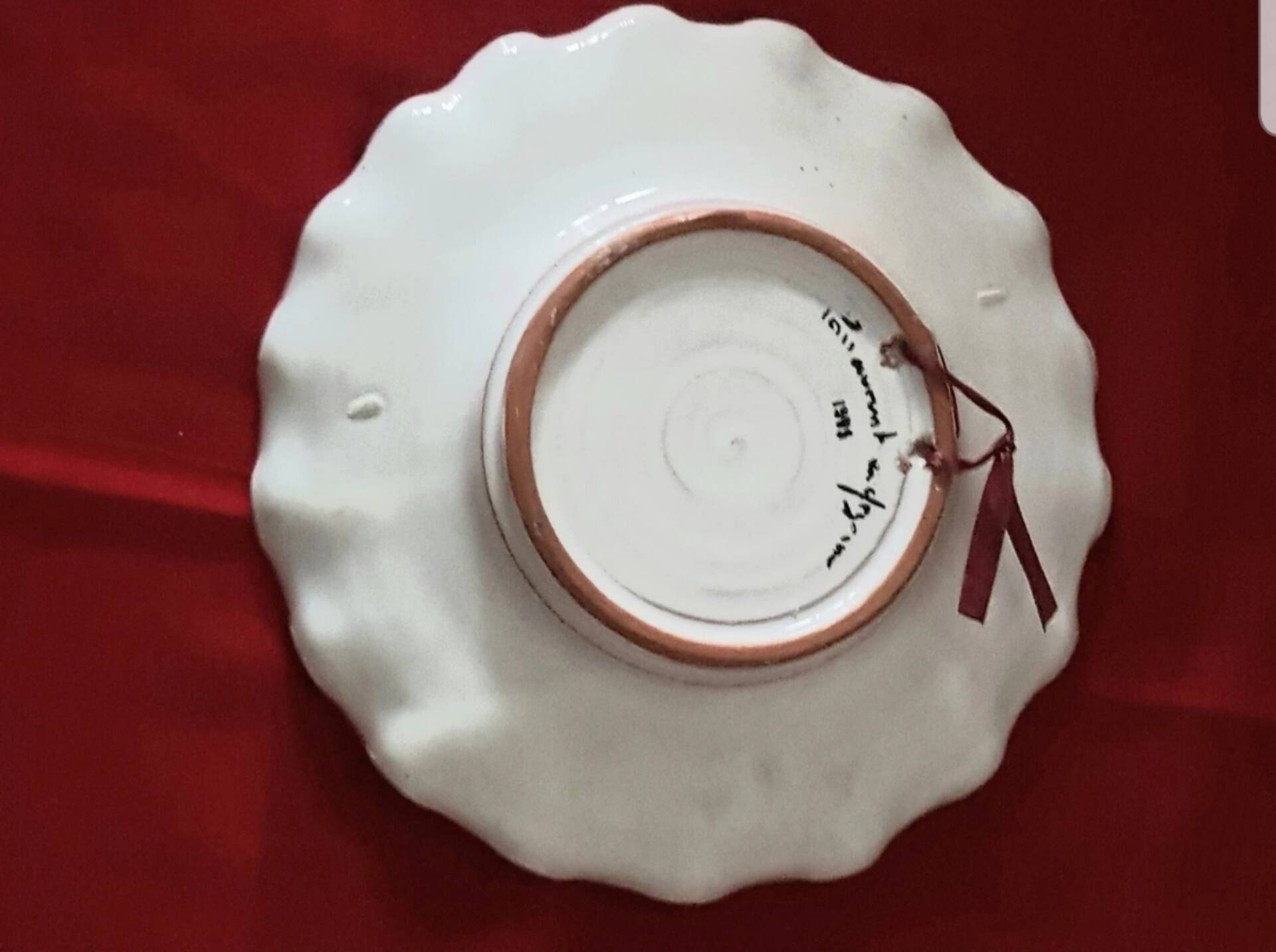 Small decorative wall plate, rooster decor