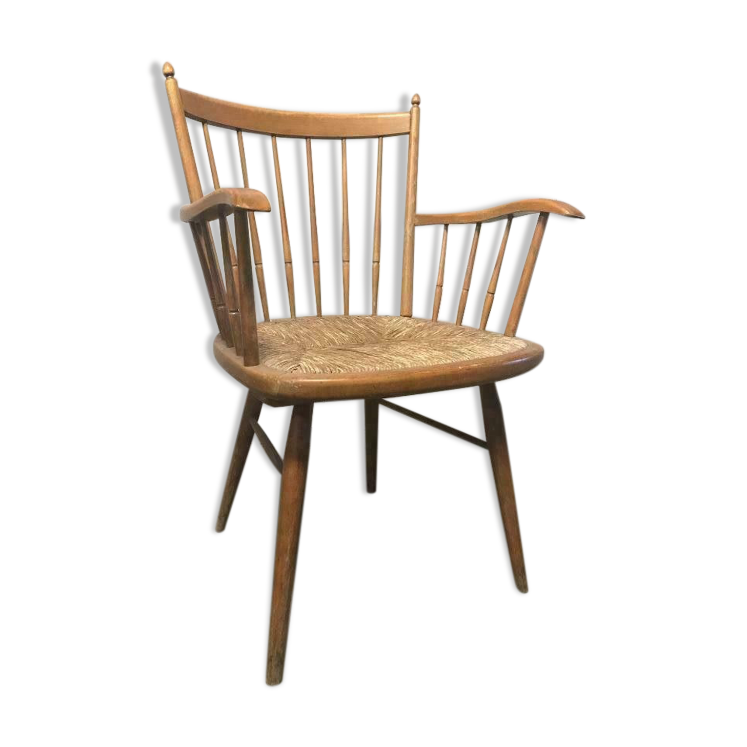 Wicker armchair