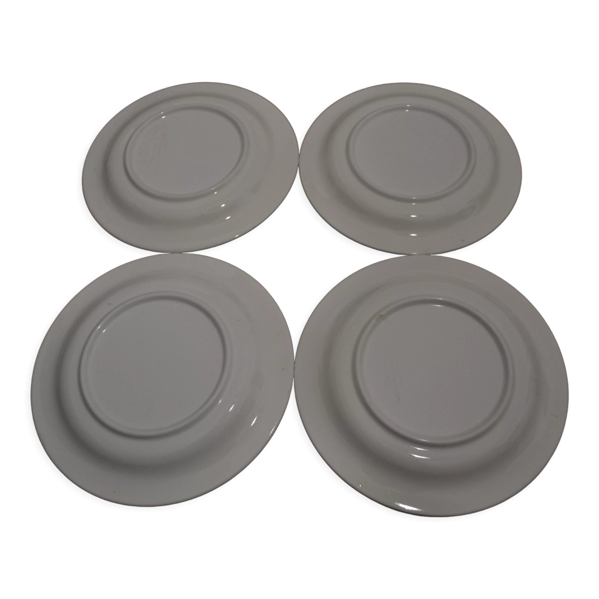 Set of 4 flat plates Quadrifoglio