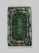 Geometric Swedish Rya Wool Rug In Green Tones 80x150cm