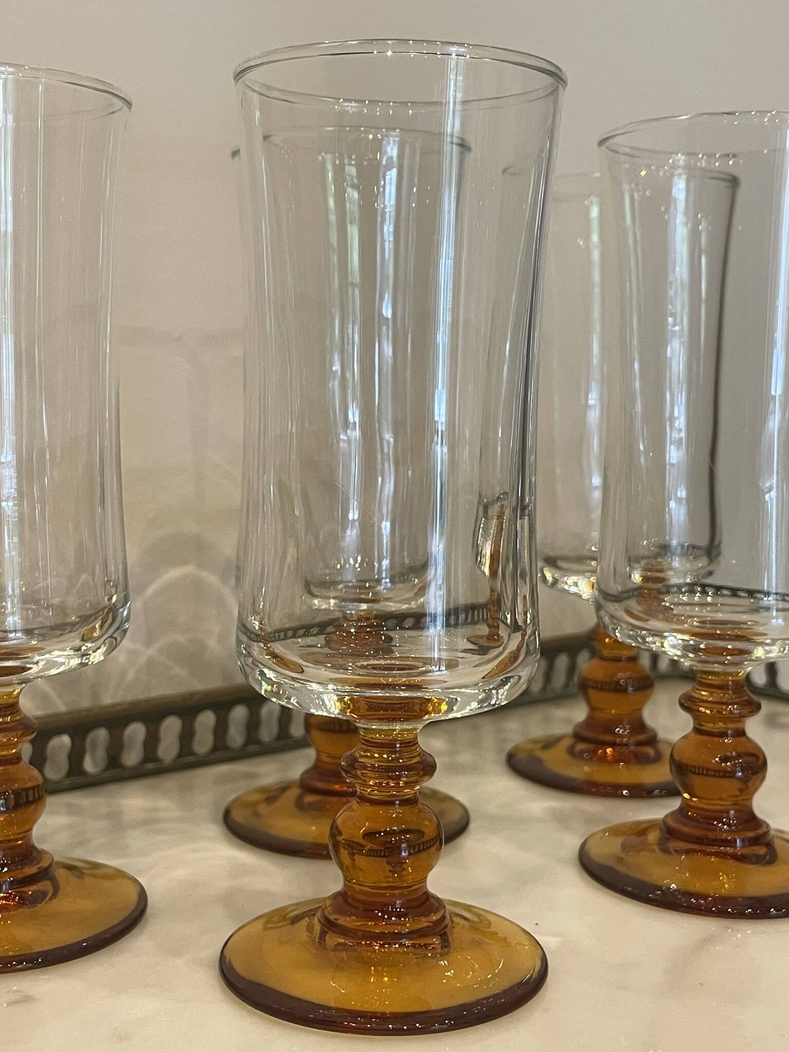 Set of 27 Luminarc stemmed glasses