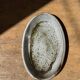 Small oval dish in glazed speckled ceramic L23