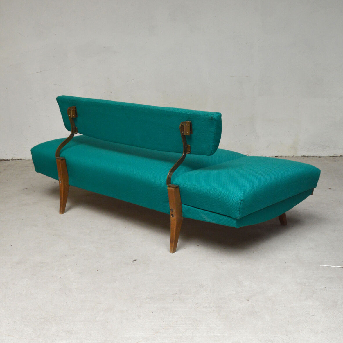 Sofa turquoise daybed, 1960