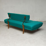 Sofa turquoise daybed, 1960