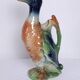 Vintage green-headed duck ceramic jug