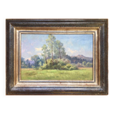 Oil on panel "Landscape", French School