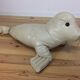 Omersa seal, white leather foot rest