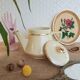 Old vintage ceramic tea and coffee maker
