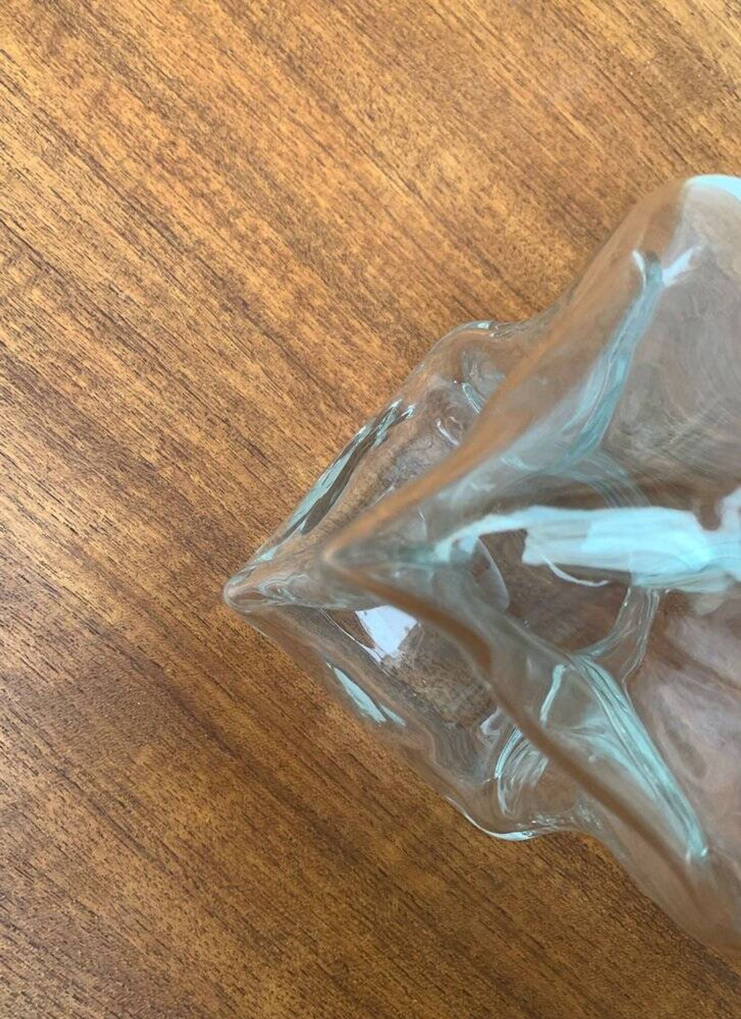 Bouteille vintage en verre Kluk Kluk danoise de Holmegaard