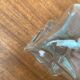 Vintage glass bottle Kluk Kluk Danish from Holmegaard