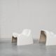 Paire de fauteuils « Toga » en fibre de verre « Space Age » par Sergio Mazza pour Artemide