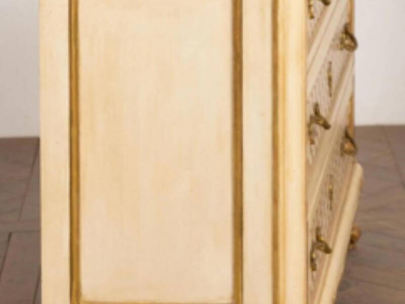 Commode de style Louis XV - Vénitienne peinte