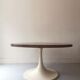 Tulip solid wood coffee table, 1970