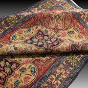 Oriental carpet Kirman Raver Iran: 190 x 135 cm - "Galerie Sardje"