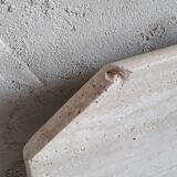 Coffee table in travertine