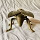 Vintage brass ashtray in the shape of a fly - Made in Italy